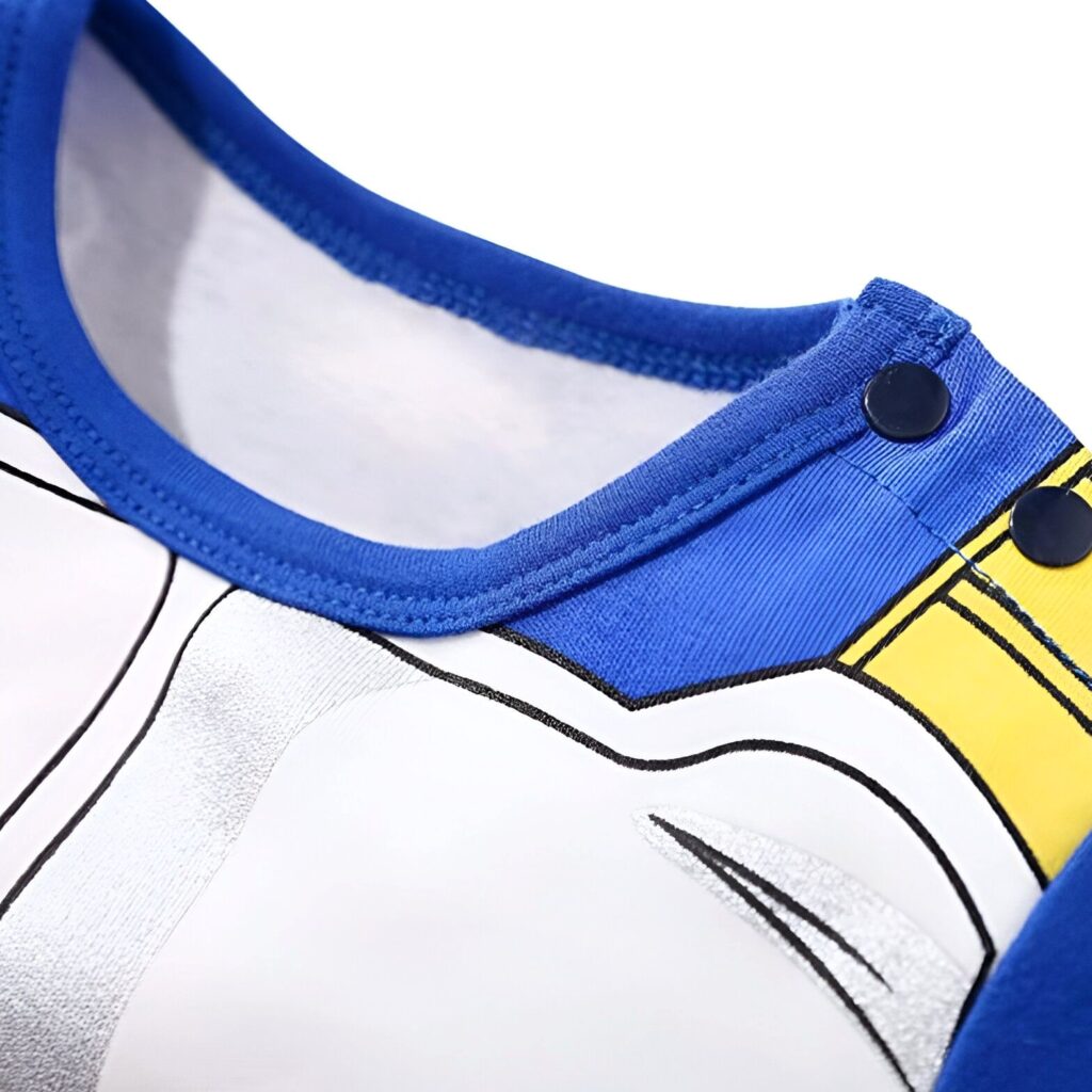 Grenouillère Courte Bébé Vegeta Saiyan Dragon Ball