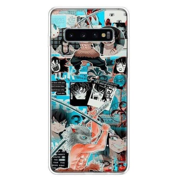 Coque Kimetsu No Yaiba Demon Slayer pour Samsung Galaxy A50 A70 A30S A51 A71 A10 A20E A40 A90 A20S M30S A6 A7 A8 A9 Pl