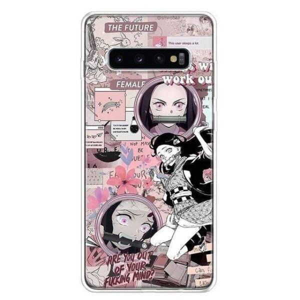 Coque Kimetsu No Yaiba Demon Slayer pour Samsung Galaxy A50 A70 A30S A51 A71 A10 A20E A40 A90 A20S M30S A6 A7 A8 A9 Pl