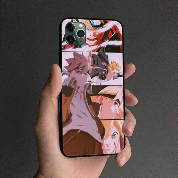 Coque téléphone Boruto Uzumaki naruto iPhone SE 6s 7 8 Plus X XR XS 11 Pro Max Samsung S Note 8 9 10 20 Plus ultra