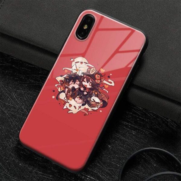 Coque téléphone genshin impact  iPhone SE 6 6s 7 8 Plus X XR XS 11 12 Mini Pro Max