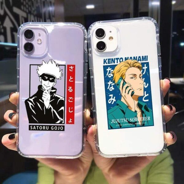 Coque téléphone Jujutsu Kaisen Phone Case For iPhone 11 12 Pro MAX XR X XS SE20 7 8 6Plus Gojo goodies manga coque