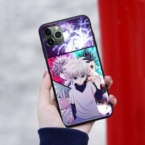 Coque téléphone Killua zoldyck HxH hunter x hunter iPhone SE 6s 7 8 Plus X XR XS 11 Pro Max Samsung S Note 10 20 Plus ultra