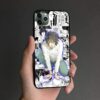 Coque téléphone L Lawliet death note anime pour iPhone SE 6s 7 8 Plus X XR XS 11 Pro Max Samsung S Note 10 20 Plus ultra