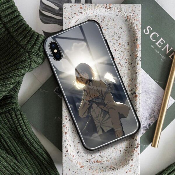 Coque téléphone snk Attack on titan  iPhone SE 6 6s 7 8 Plus X XR XS 11 12 Mini Pro Max attaque des titans