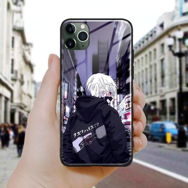 Coque téléphone tokyo ghoul kenaki iPhone SE 6 6s 7 8 Plus X XR XS 11 12 Mini Pro Max
