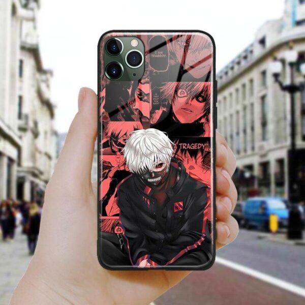Coque téléphone tokyo ghoul kenaki  iPhone SE 6 6s 7 8 Plus X XR XS 11 12 Mini Pro Max