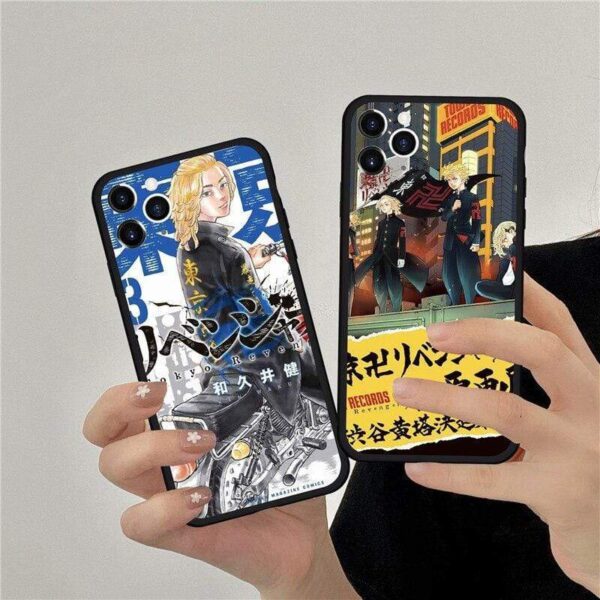 Coque téléphone Tokyo Revengers iPhone 11 Pro Max 12 XR X XS 8 7 6 Plus SE20 goodies manga