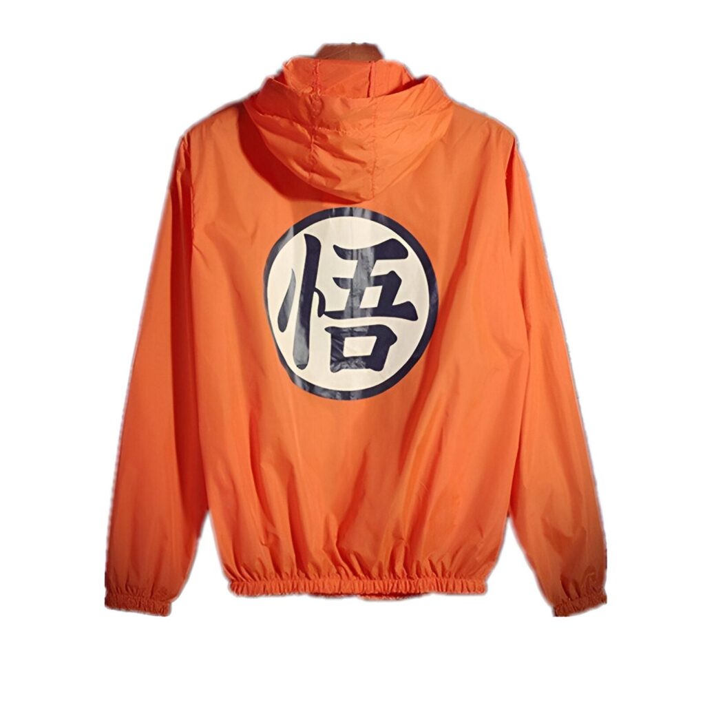 Une veste orange à capuche avec le symbole "Goku" dans le dos.,CO-1264796706,CO-1711164054,CO-286531006X,CO-1938945948,CO-8478885900,CO-4128039632,CO-7790864963,CO-2463705019,CO-0991905547,CO-1198142197,CO-0055362567,CO-3878256027,CO-7591509640,CO-5131613906,CO-0533195047