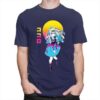 Darling In The Franxx t-shirt manches courtes 100% coton décontracté mode cosplay Vaporwave Kokoro