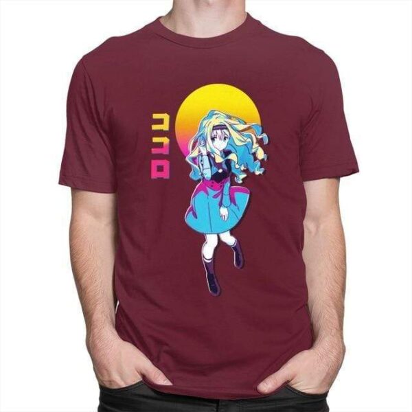 Darling In The Franxx t-shirt manches courtes 100% coton décontracté mode cosplay Vaporwave Kokoro