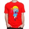 Darling In The Franxx t-shirt manches courtes 100% coton décontracté mode cosplay Vaporwave Kokoro