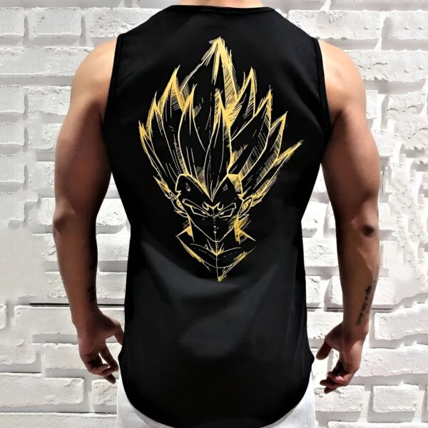 Débardeur Majin Vegeta Dragon Ball Z Noir