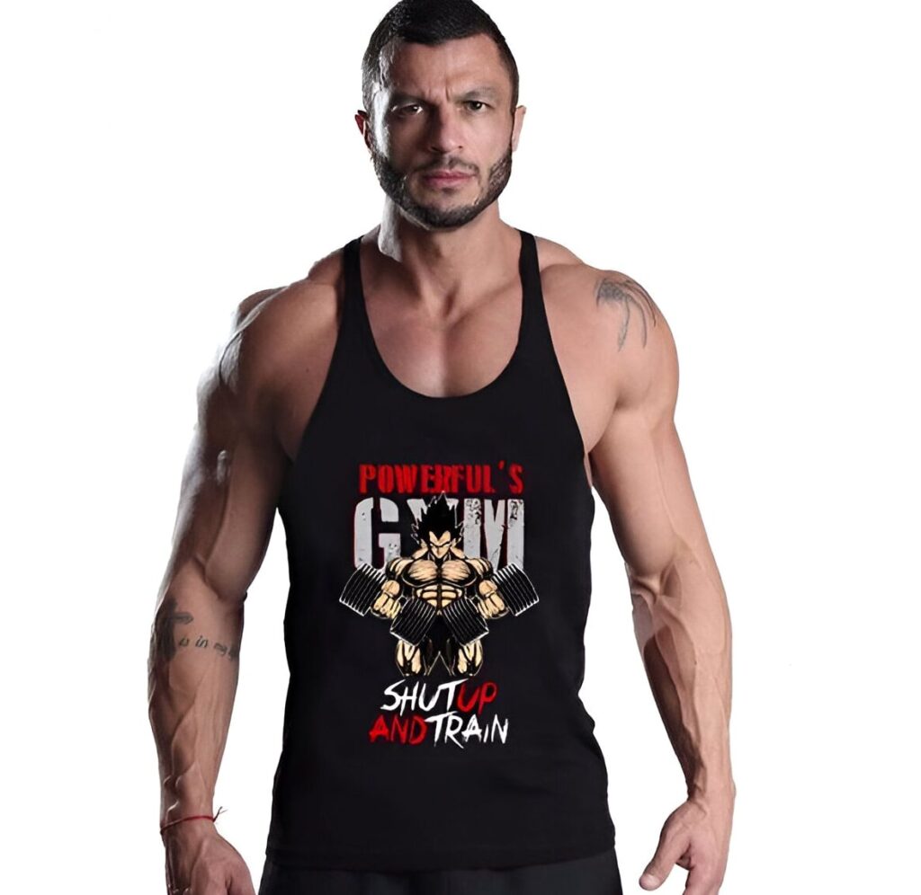 Stringer Dragon Ball Z Vegeta Gym Powerful Saiyan