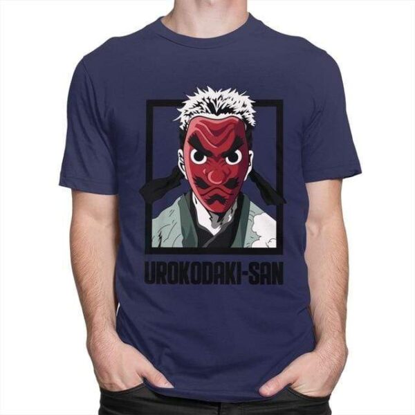 Demon Slayer Kimetsu No Yaiba TshirtUrokodaki San Water Hashira t-shirt manches courtes 100% coton décontracté mode cosplay