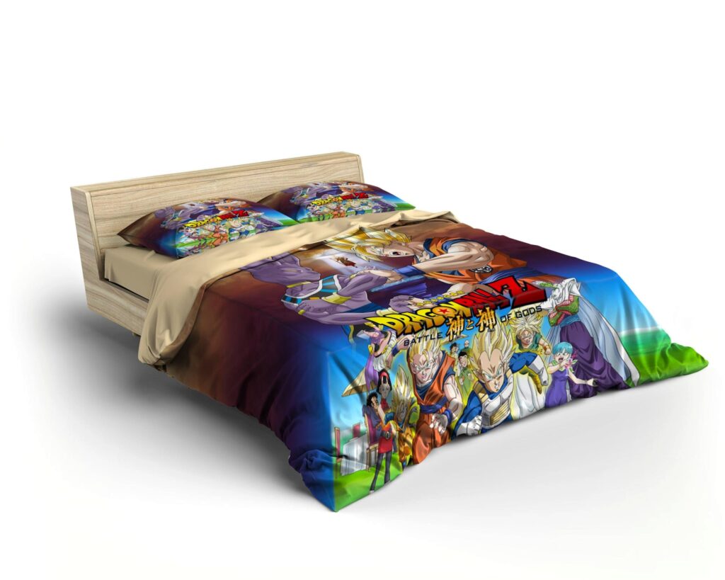 Housse de Couette Dragon Ball Goku Beerus Battle