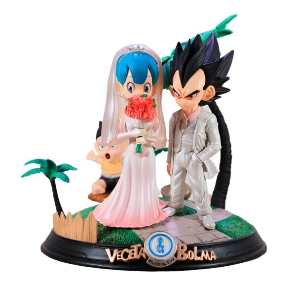 Figurine Dragon Ball Vegeta Bulma Mariage