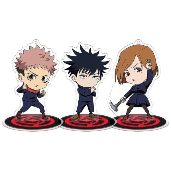 Figurine Jujutsu Kaisen Fushiguro Megumi Yuji Itadori Gojou Satoru support acrylique