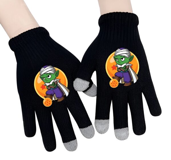 Gants Dragon Ball Piccolo Namek bouts tactiles DBZ