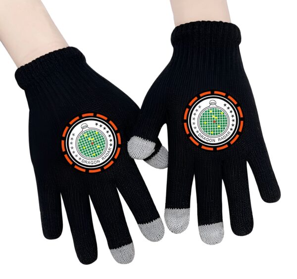 Gants Dragon Ball Z Dragon Radar motif fan tactile
