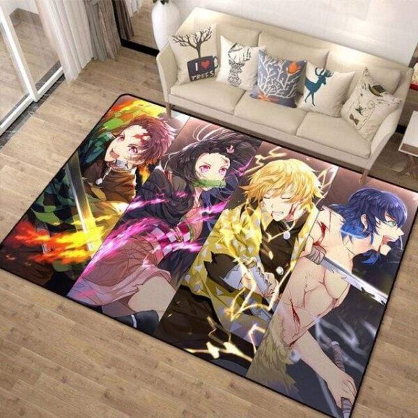 Goodies tapis Demon Slayer Kamado Tanjiro décoration chambre