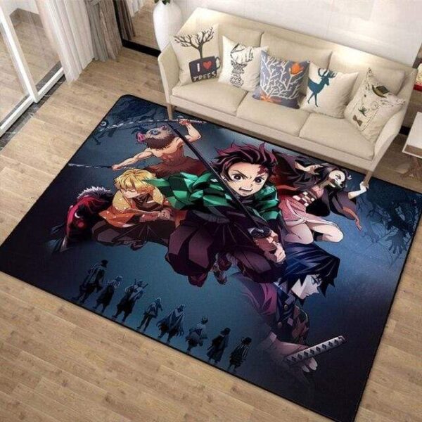 Goodies tapis Demon Slayer Kamado Tanjiro décoration chambre