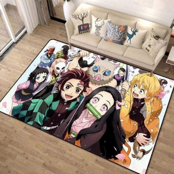 Goodies tapis Demon Slayer Kamado Tanjiro décoration chambre