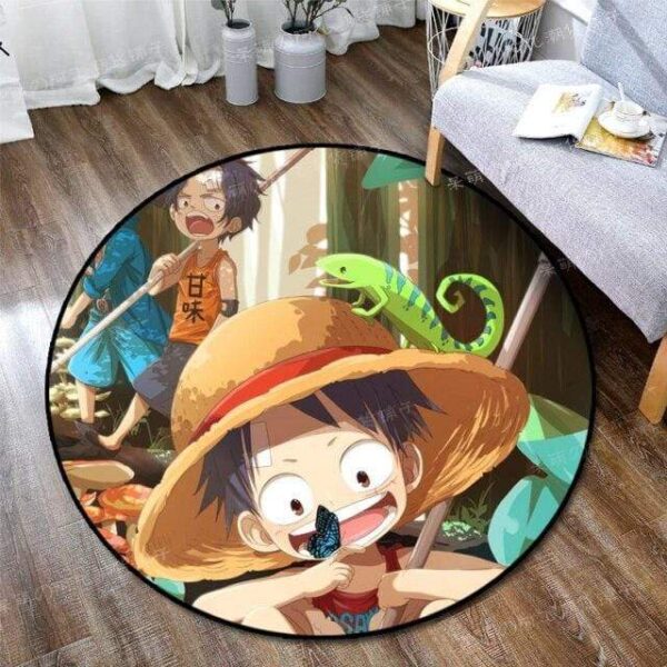 Goodies tapis one piece Chopper Luffy décoration manga