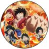 Goodies tapis one piece Chopper Luffy décoration manga