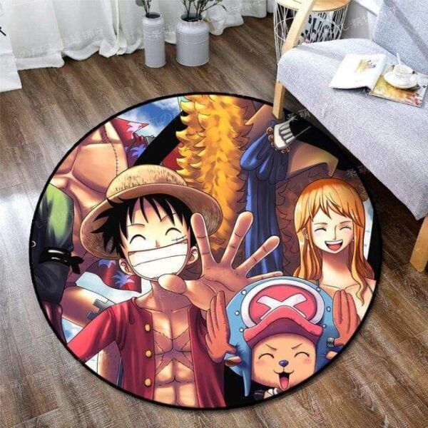 Goodies tapis one piece Chopper Luffy décoration manga
