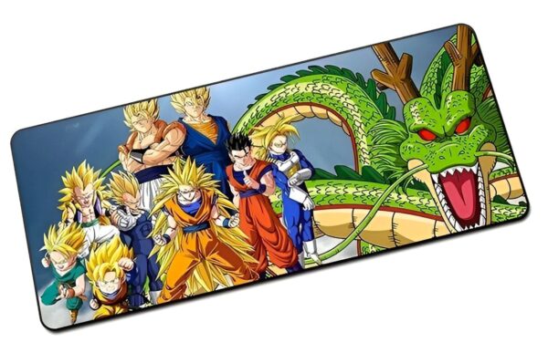 Tapis de Souris Dragon Ball Équipe Saiyans Grand Format