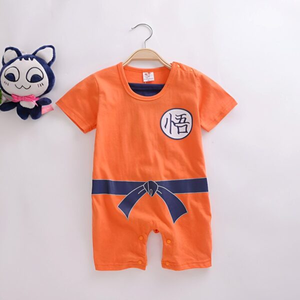 Grenouillere Bebe Goku Kanji Go Dragon Ball Z Ete