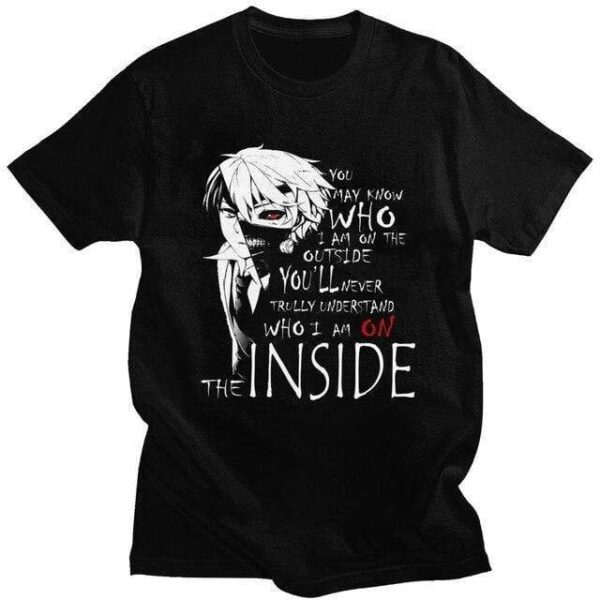 Harajuku Tokyo Ghoul Kaneki Ken t-shirt manches courtes 100% coton décontracté mode cosplay