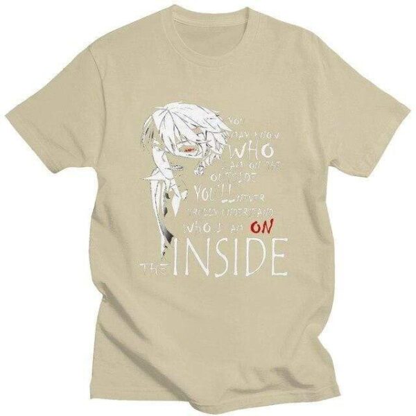 Harajuku Tokyo Ghoul Kaneki Ken t-shirt manches courtes 100% coton décontracté mode cosplay