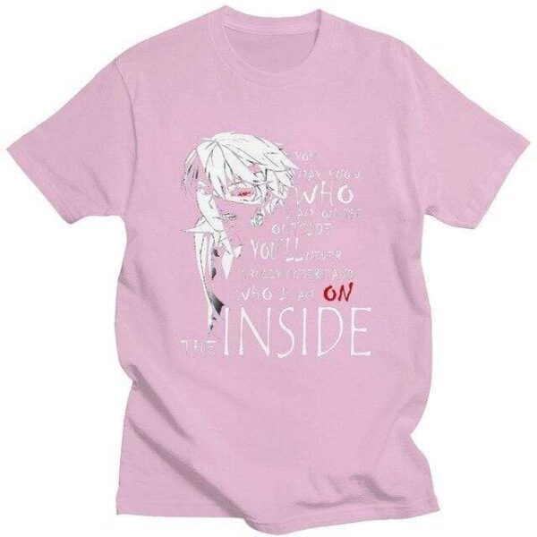 Harajuku Tokyo Ghoul Kaneki Ken t-shirt manches courtes 100% coton décontracté mode cosplay