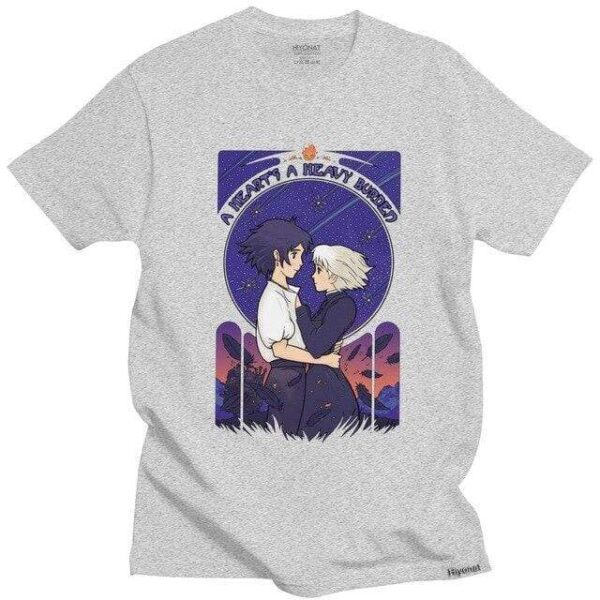 Howl'S Moving Castle A Heart'S A Heavy Burden t-shirt manches courtes 100% coton décontracté mode cosplay