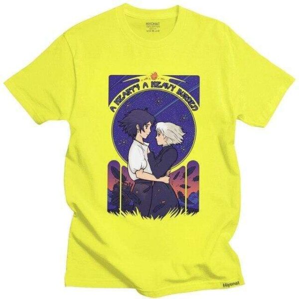 Howl'S Moving Castle A Heart'S A Heavy Burden t-shirt manches courtes 100% coton décontracté mode cosplay