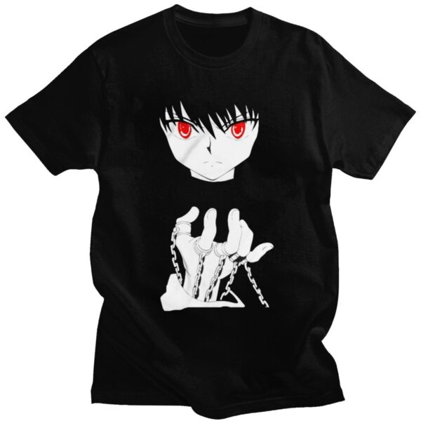 Hunter X Hunter Devil Eye Kurapika t-shirt manches courtes 100% coton décontracté mode cosplay