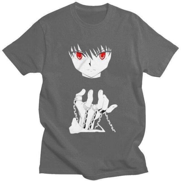 Hunter X Hunter Devil Eye Kurapika t-shirt manches courtes 100% coton décontracté mode cosplay