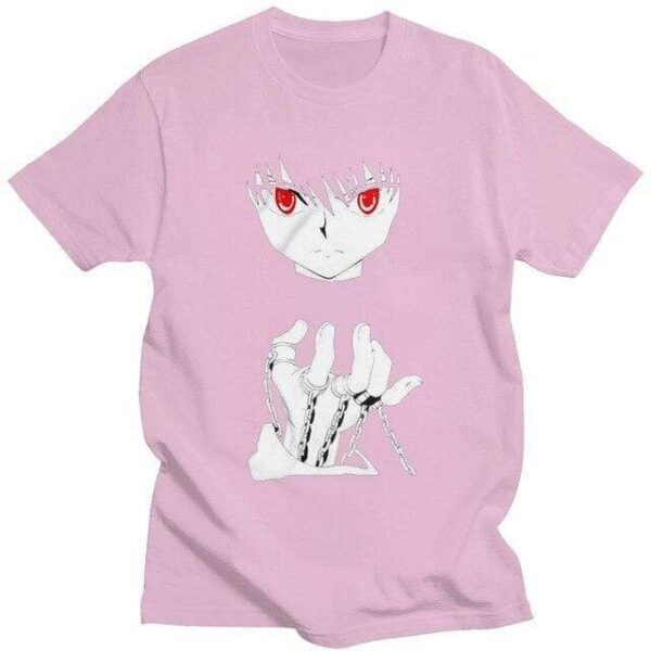 Hunter X Hunter Devil Eye Kurapika t-shirt manches courtes 100% coton décontracté mode cosplay
