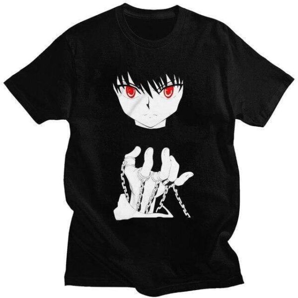 Hunter X Hunter Devil Eye Kurapika t-shirt manches courtes 100% coton décontracté mode cosplay