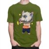 Inosuke Kimetsu No Yaiba t-shirt manches courtes 100% coton décontracté mode cosplay