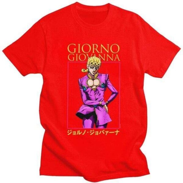 Jojo Bizarre Adventure t-shirt manches courtes 100% coton décontracté mode cosplay JOJO's