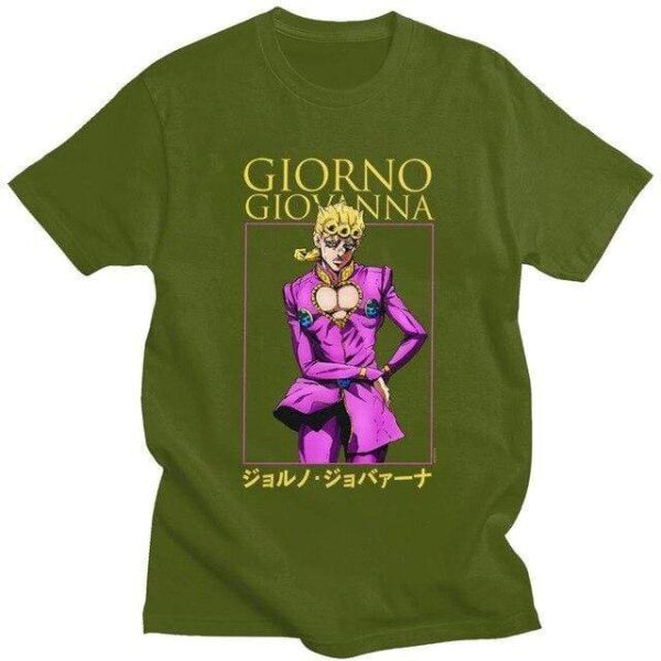 Jojo Bizarre Adventure t-shirt manches courtes 100% coton décontracté mode cosplay JOJO's
