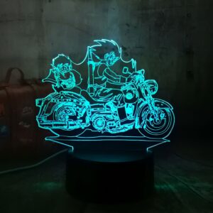 Lampe LED 3D Goku et Gohan Dragon Ball Z Petit