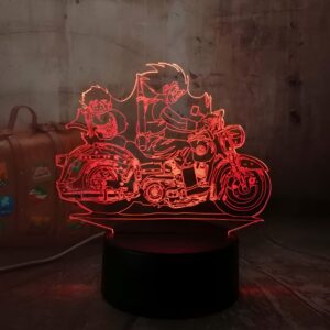 Lampe LED 3D Goku et Gohan Dragon Ball Z Petit