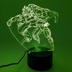 Lampe LED 3D Goku vs Jiren Tournoi du Pouvoir DBZ