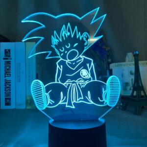 Lampe LED 3D Acrylique Goku Enfant Dragon Ball Fan