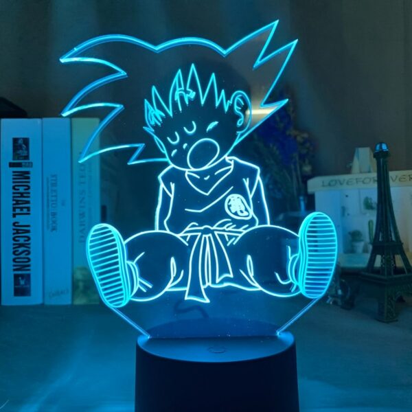 Lampe LED 3D Acrylique Goku Enfant Dragon Ball Fan