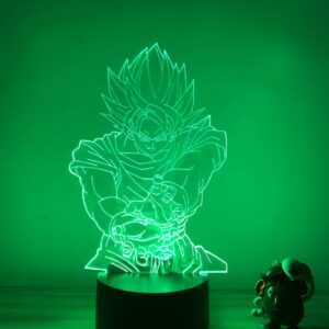 smm-reencoded Lampe LED 3D Goku Kaméhaméha Dragon Ball Z Décor